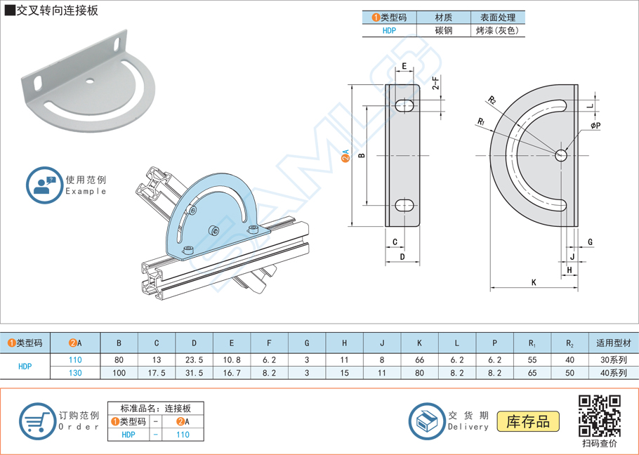 交叉轉向連接板規格參數尺寸材質